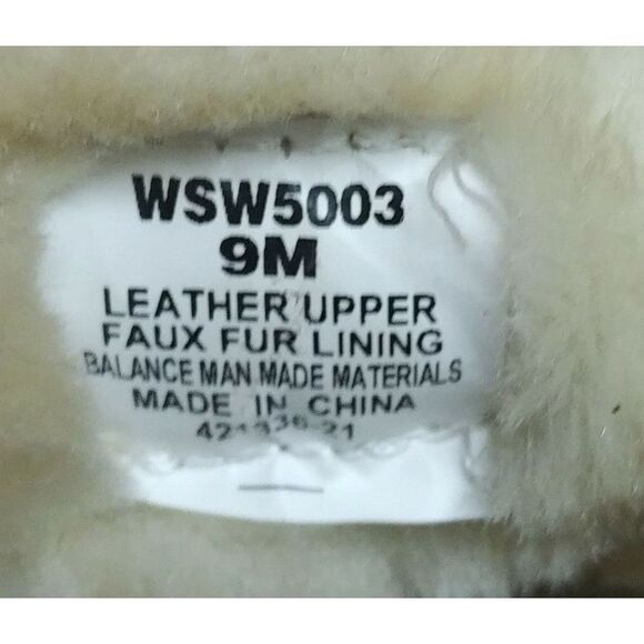 Sperry Top Sider Womens Brown Suede Leather Fur Lined Boots Size 9 M Boots Sperr - Picture 8 of 8